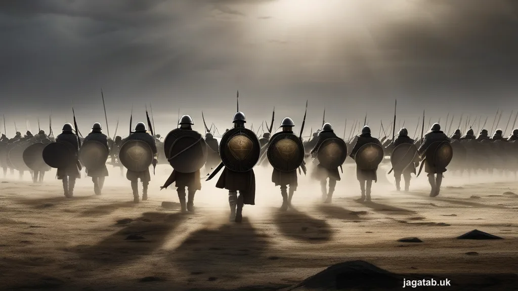 160 Three Hundred Soldiers Stood Against An 3fe0