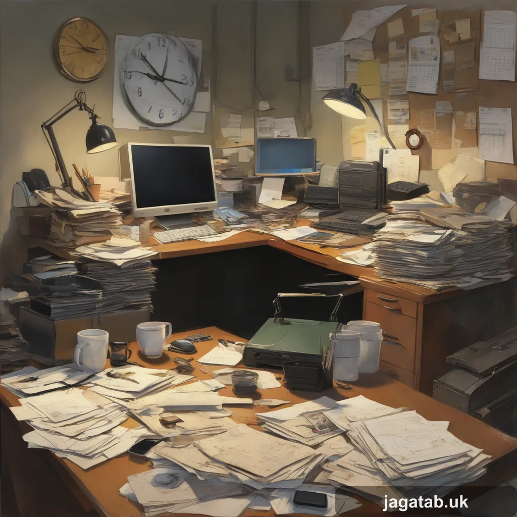 283 Photorealistic Photograph A Cluttered Di 99e4