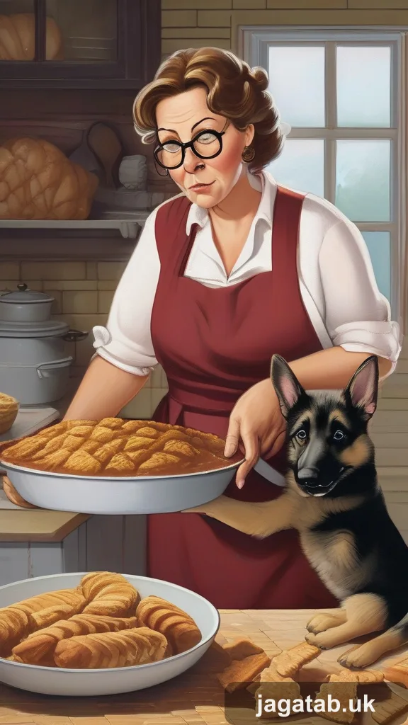 332 Guilty German Shepherd Droopy Ears Fur R 3de3