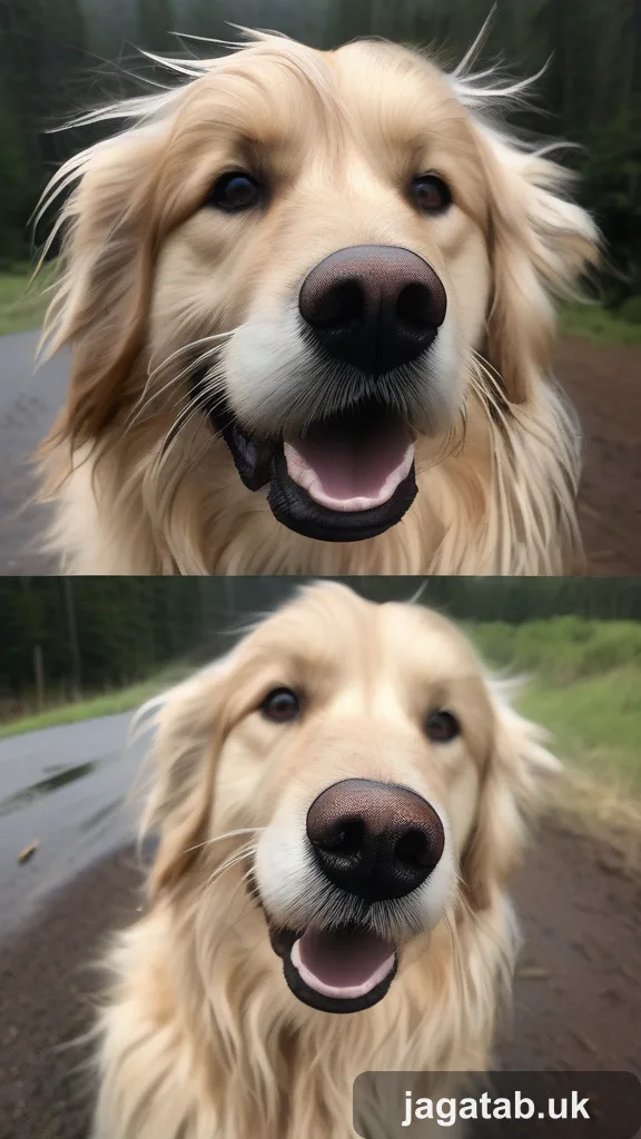 341 Scruffy Golden Retriever Floppy Ears Gui 0587