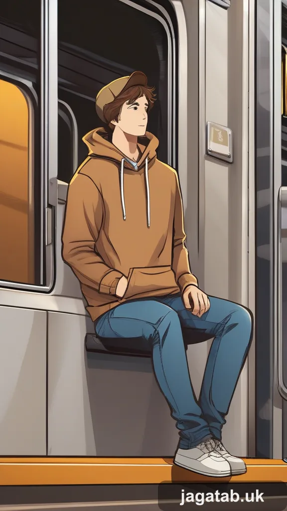 347 A Young Adult Man With Short Brown Hair 6ded