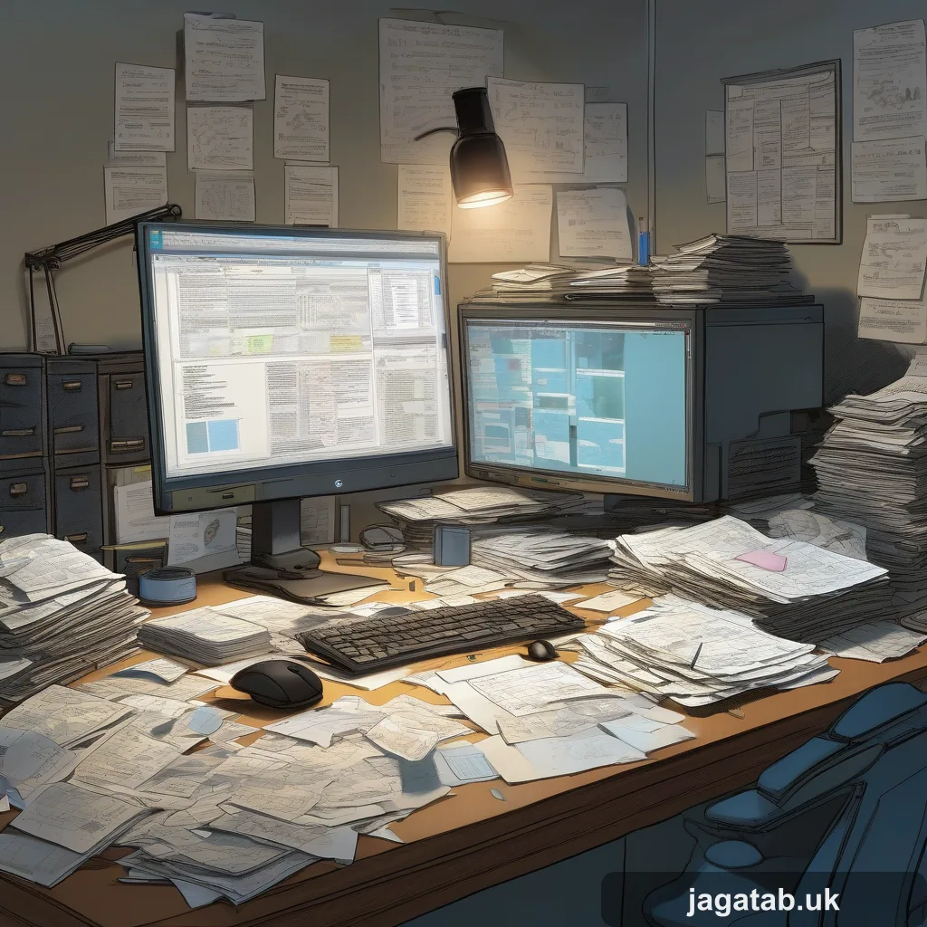 367 Photorealistic Photograph A Cluttered Di B6b9