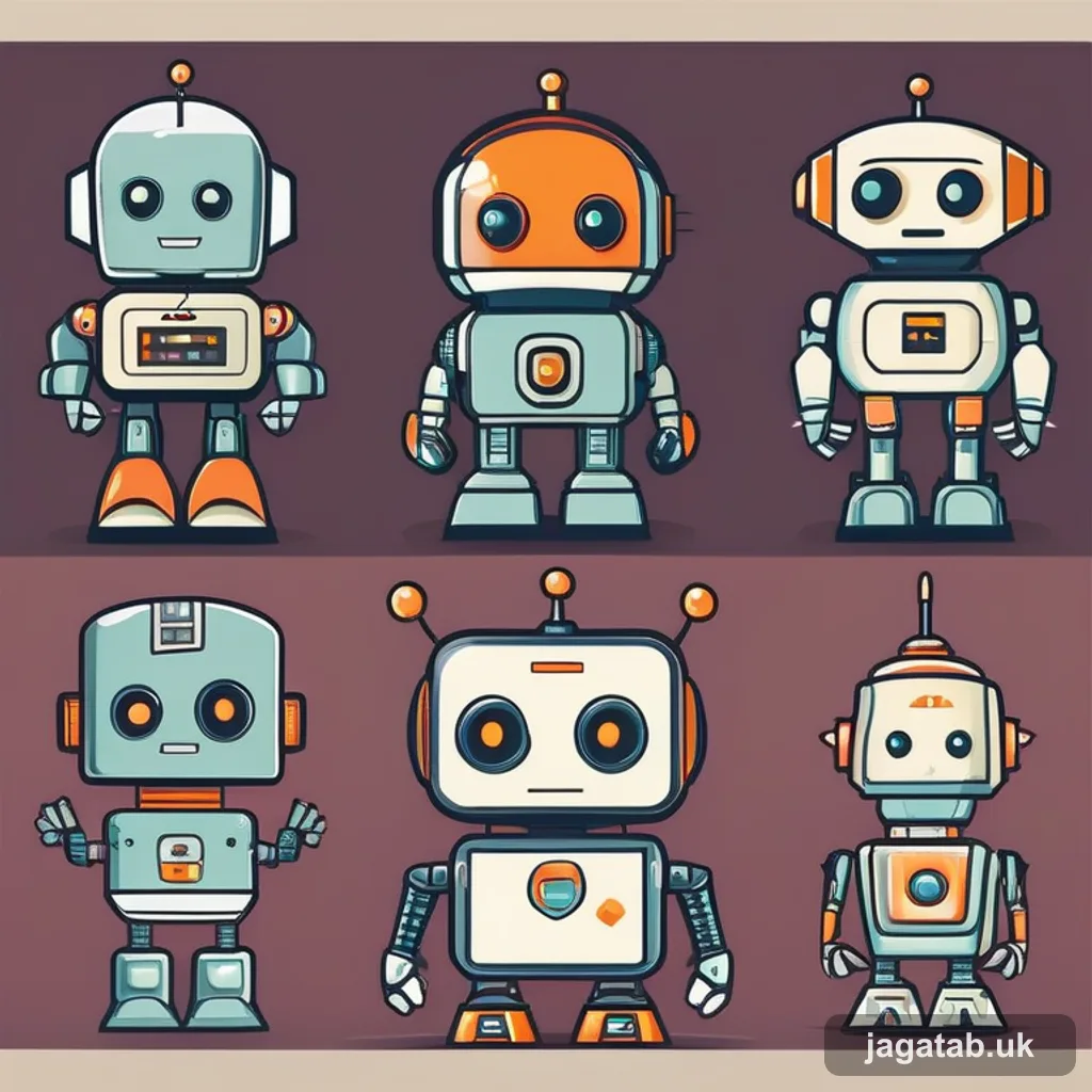 cute-robot-mascot-flat-vector